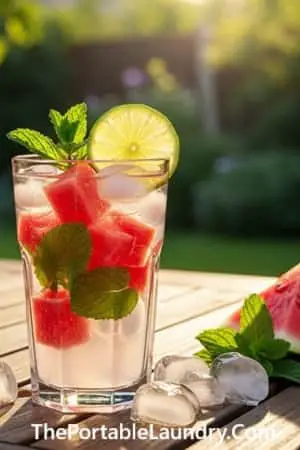12. Coconut Watermelon Mojito Mocktail