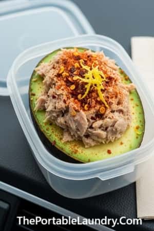 13. Avocado Tuna Boats (Travel Edition)