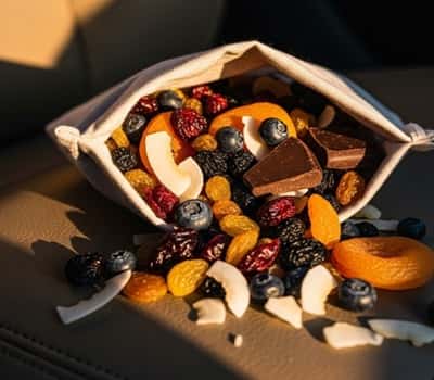 13. Dried Fruit + Coconut Flakes Pouches