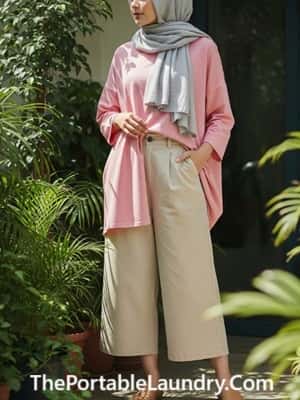 13. Paperbag Waist Culottes + Tunic Top