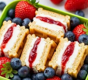 13. Waffle Sandwich Bites