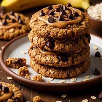 14. One-Bowl Almond Butter Oat Cookies