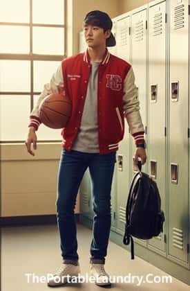 14. Sporty Boy with Varsity Spirit