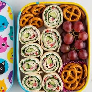 14. Tortilla Pinwheels with Hidden Veggies