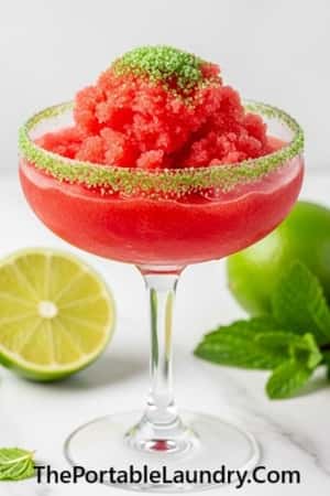 14. Watermelon Granita with Mint Sugar Dust