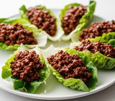 15. Quick Beef Lettuce Wraps