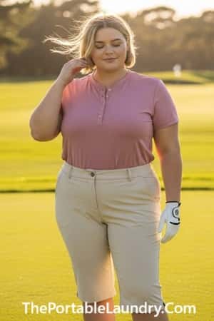 15. UV-Protective Capri Pants + Cooling Henley Tee