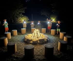 2. Create a Campfire Circle Without Flames