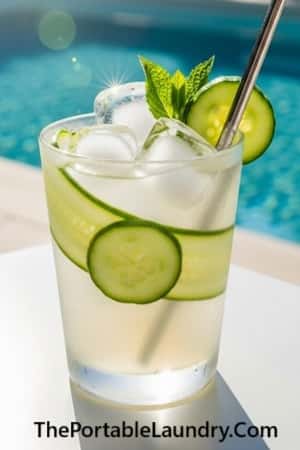 2. Cucumber Mint Vodka Spritz
