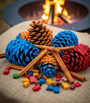 2. Pinecone Fire Bombs