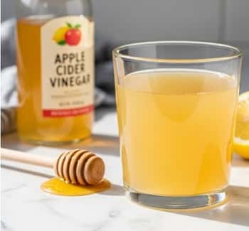 3. Apple Cider Vinegar Honey Refresher