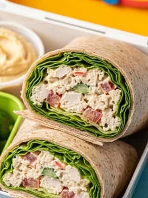 3. Greek Yogurt Chicken Salad Wraps