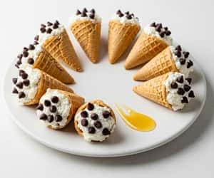 3. Mini Cannoli Cones (No-Fry, No Fuss)