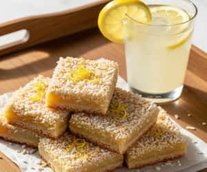 3. No-Bake Lemon Coconut Bars