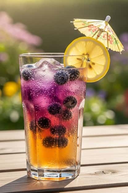 4. Blueberry Lemon Fizz