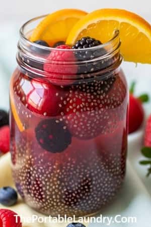 4. Chia Berry Citrus Infusion