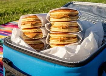 4. Mini Protein Pancake Sandwiches