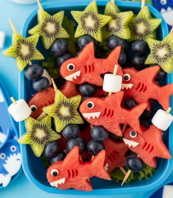 4. Under-the-Sea Fruit Kabobs