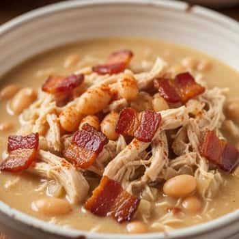 5. Smoky Bacon & White Bean Chicken Chili