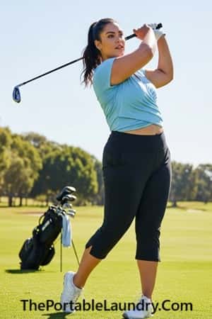 6. Cropped Tech Pants + Cooling Wrap Tee