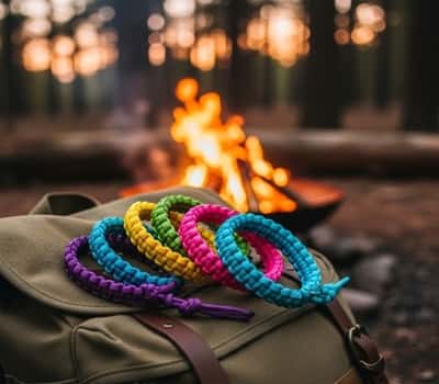 6. Mini Paracord Utility Bracelets