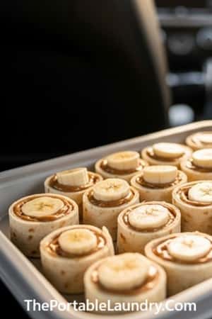 7. Almond Butter + Banana Wraps