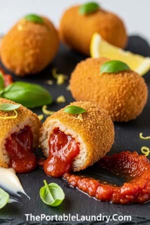 7. Creamy Tomato Basil Croquetas