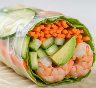 7. DIY Rice Paper Roll Night