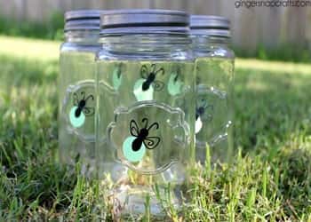 7. Glow-in-the-Dark Lightning Bug Jar