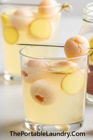 7. Lychee Ginger Lemonade