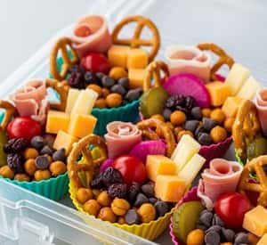 7. Sweet & Savory Trail Mix Cups