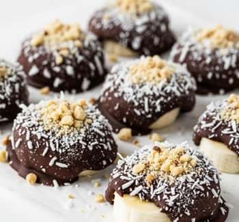 8. Frozen Chocolate Banana Bites