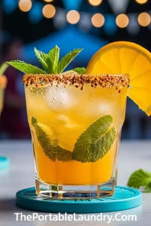 8. Minty Orange Sparkler