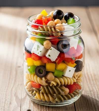 8. Overnight Pasta Salad Magic