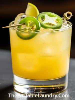 8. Pineapple Jalapeño Vodka Spritz