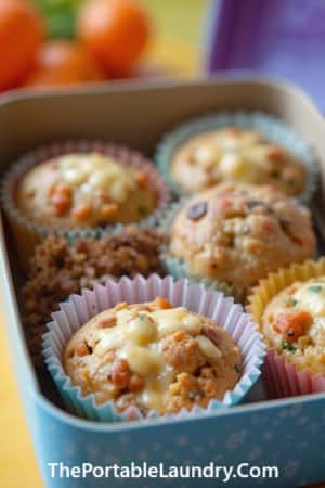 9. Savory Cheese & Carrot Muffins