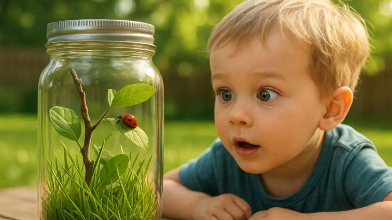 Interesting Summer Insect Observation Jar Crafts For Kids - featured