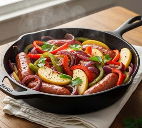 Kielbasa Sausage Recipe - completed