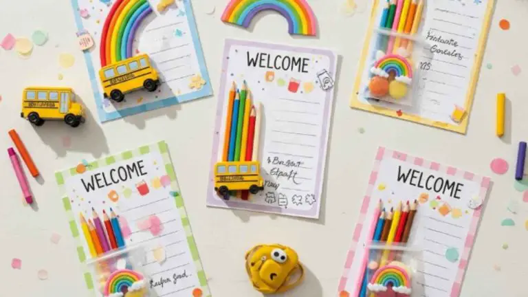 Must-Try Welcome Cards for Kids Back to School Magic