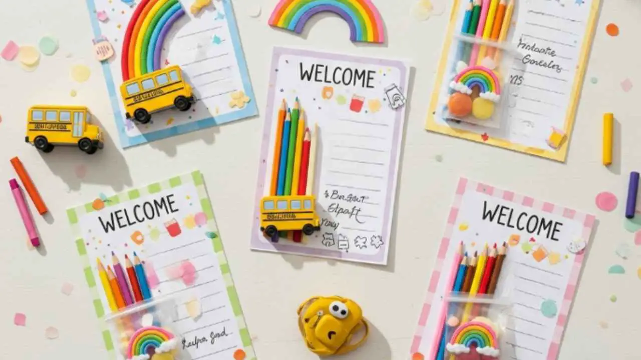 Must-Try Welcome Cards for Kids Back to School Magic