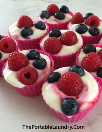 1. Frozen Berry Yogurt Bites