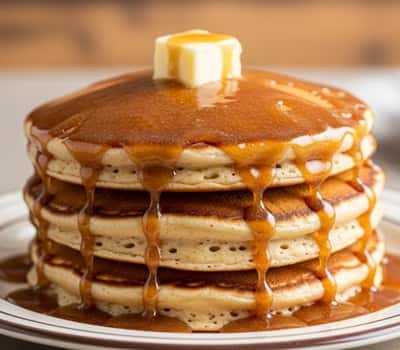 10. Hokkaido Pumpkin Pancakes with Cinnamon Maple Butter