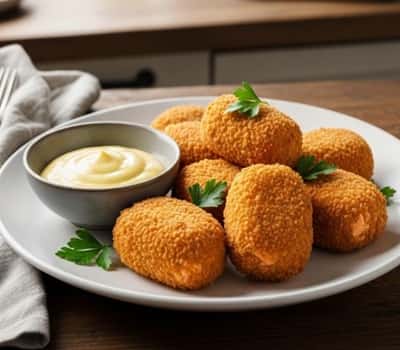 10. Salmon Croquettes with Lemon Aioli