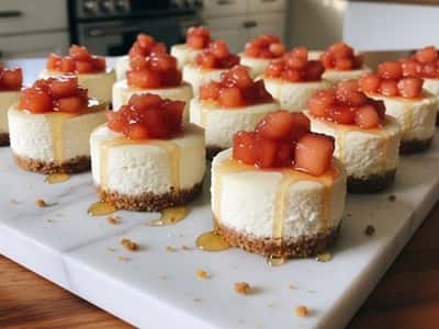 11. Apple & Honey Cheesecake Bites