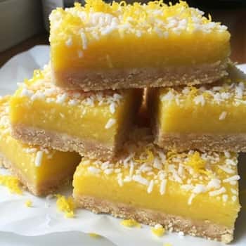 11. Frozen Lemon Coconut Bars