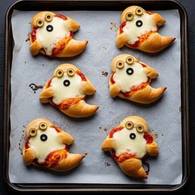 11. Ghost Pizza Bagels
