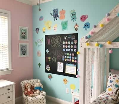 11. Interactive Magnetic Mood Board Wall