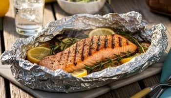 11. Lemon Garlic Butter Salmon Packets