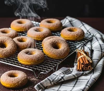 11. Sourdough Discard Pumpkin Spice Donuts