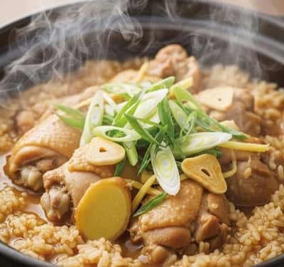 12. Ginger Garlic Chicken & Rice Simmer Bowl